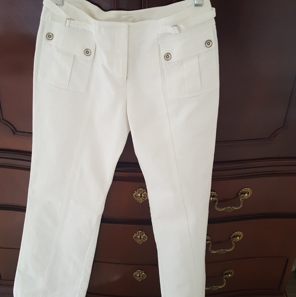 St John sports white denim pant